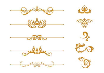 Free Scrollwork Vector - vector gratuit #419881